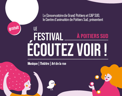Le festival « Ecoutez-voir ! à Poitiers Sud » édition 2023